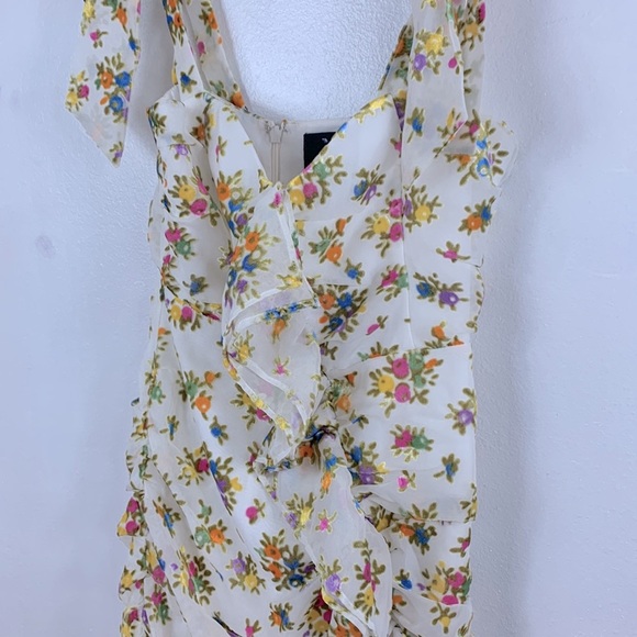 REVOLVE X by NBD Tea Time Dress in Floral Rainbow Size XS - Picture 5 of 8